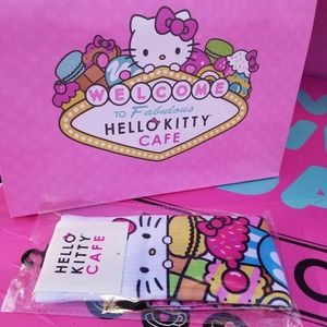 Hello Kitty Exclusive Hello Kitty Cafe Socks Las Vegas Collectible New